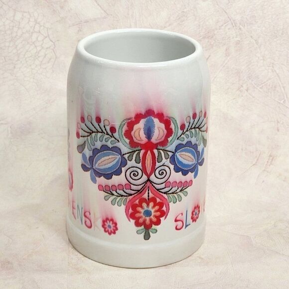 Slovakia Slovensko Flower  Pink Mug - Picture 2 of 9